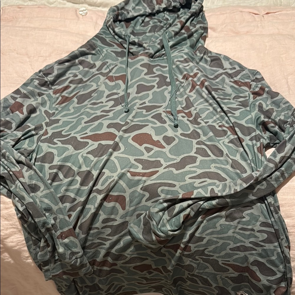 Camouflage Hooded Sweatshirt